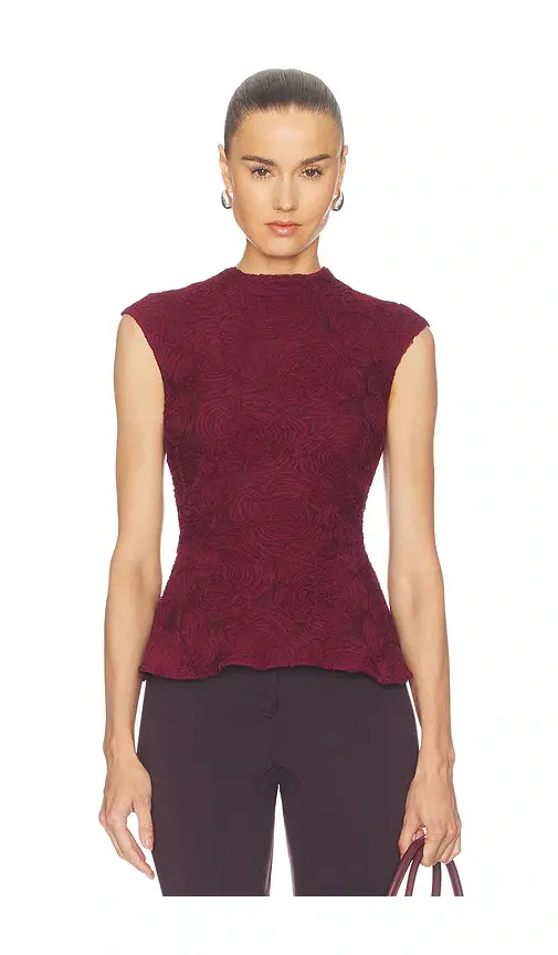 ROTATE Flower Mesh Top | Image 1 ROTATE Flower Mesh Top | Image 1