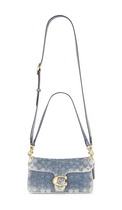 Coach Soft Crystal Signature Denim Tabby Bag 26 | Image 1 Coach Soft Crystal Signature Denim Tabby Bag 26 | Image 1