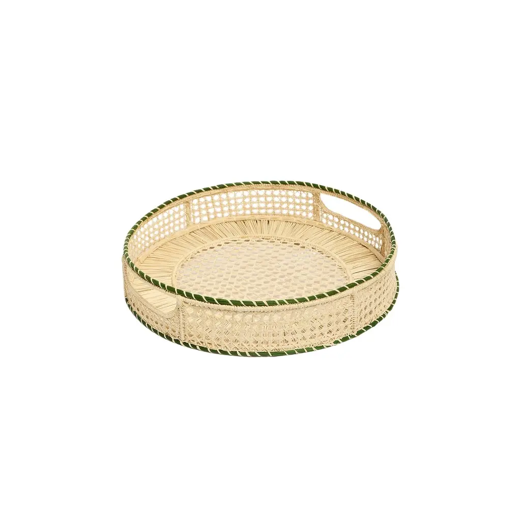 La Double J Raffia Tray | Image 1 La Double J Raffia Tray | Image 1