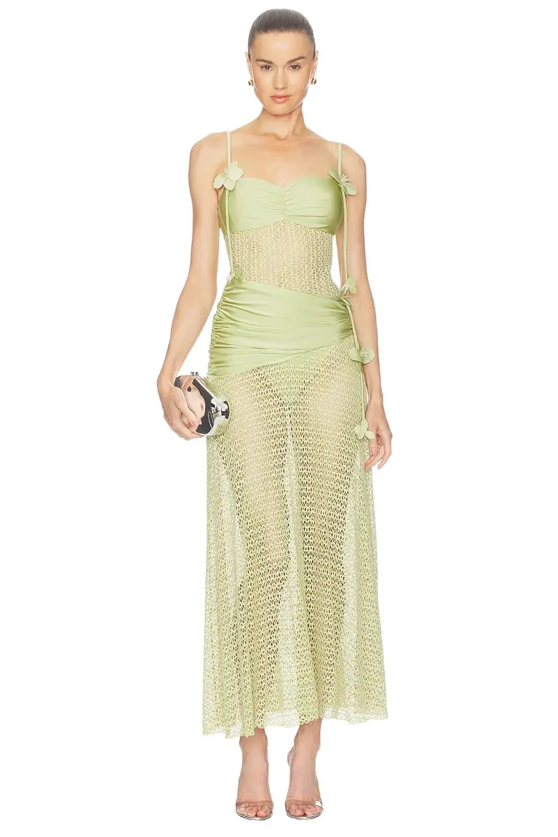 Petal Long Dress