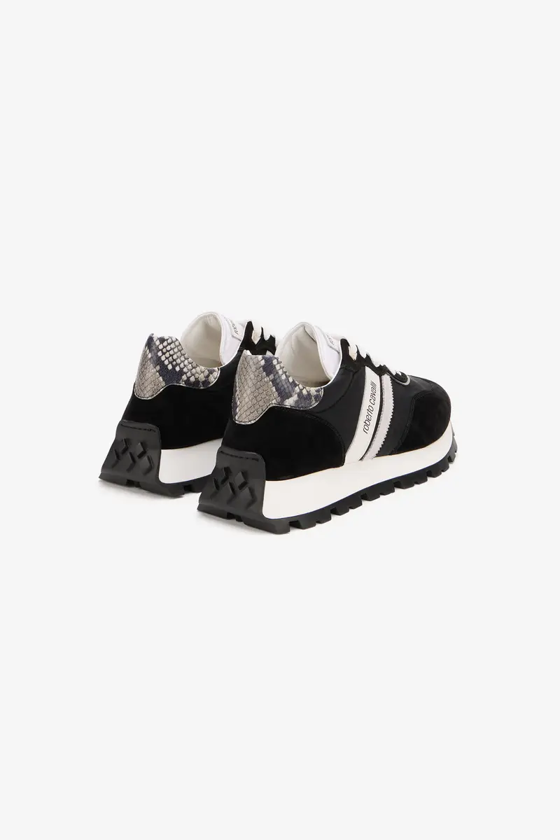 Roberto Cavalli Black Sneakers With RC Logo | Thumbnail 3 Roberto Cavalli Black Sneakers With RC Logo | Thumbnail 3