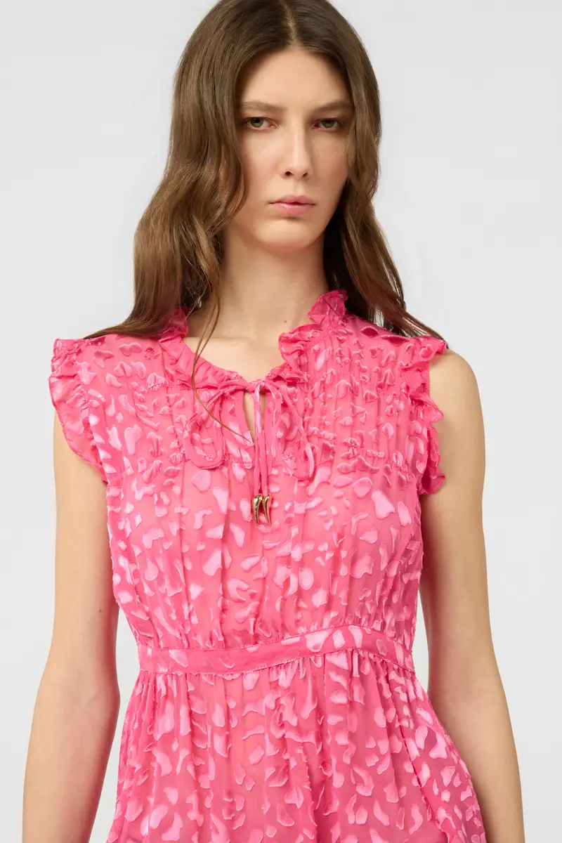 Roberto Cavalli Pink Tone-On-Tone Leopard Shirt | Thumbnail 4 Roberto Cavalli Pink Tone-On-Tone Leopard Shirt | Thumbnail 4