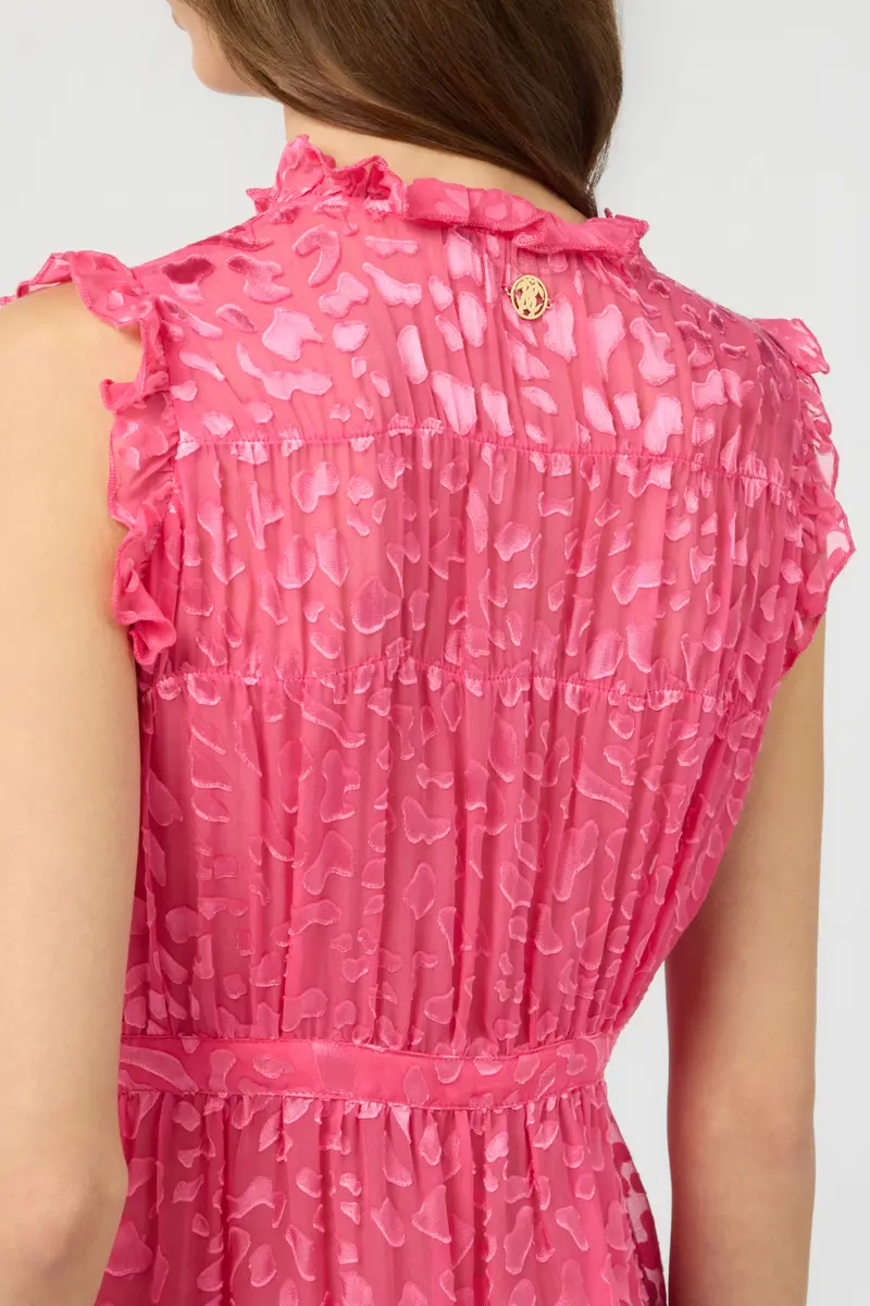 Roberto Cavalli Pink Tone-On-Tone Leopard Shirt | Thumbnail 5 Roberto Cavalli Pink Tone-On-Tone Leopard Shirt | Thumbnail 5