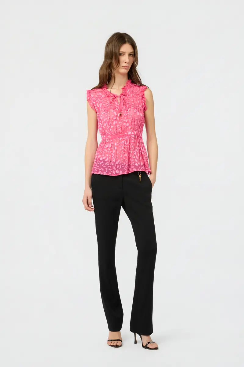Roberto Cavalli Pink Tone-On-Tone Leopard Shirt | Thumbnail 6 Roberto Cavalli Pink Tone-On-Tone Leopard Shirt | Thumbnail 6