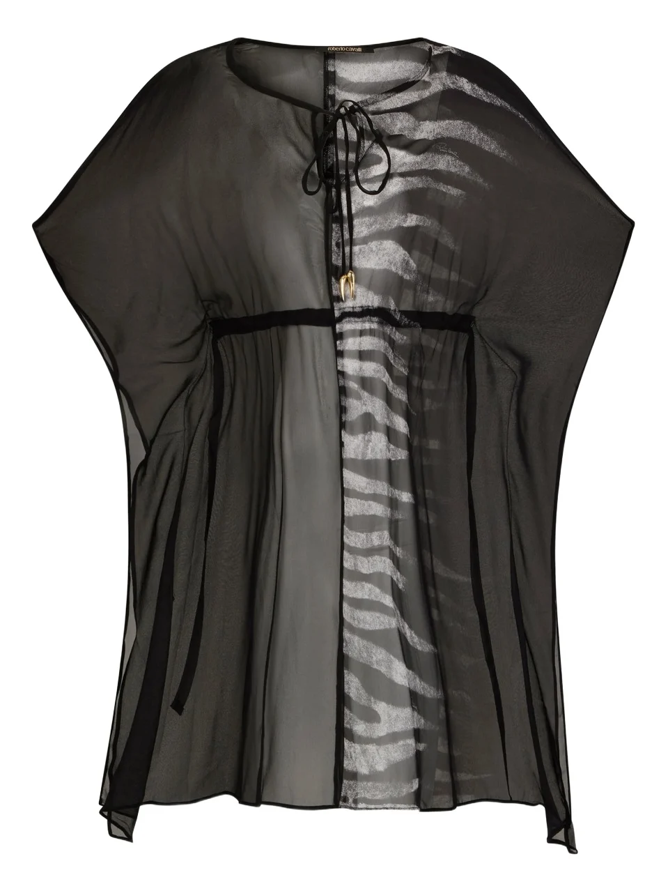 Roberto Cavalli Zebra Print Kaftan
