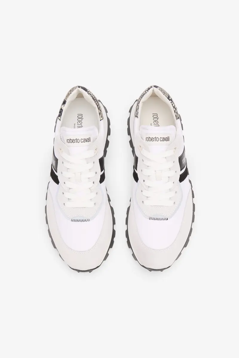 Roberto Cavalli White Sneakers With RC Logo | Thumbnail 4