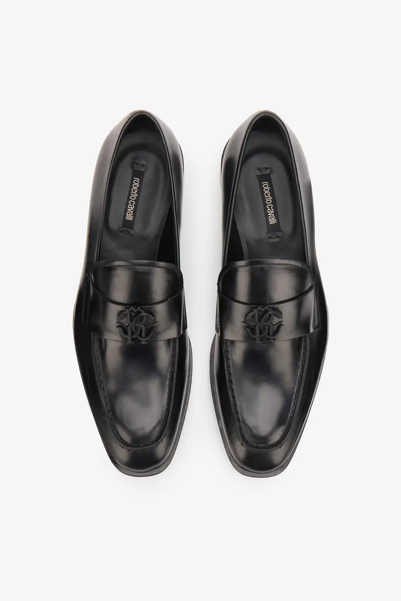 Roberto Cavalli Black Classic Loafer | Thumbnail 4 Roberto Cavalli Black Classic Loafer | Thumbnail 4