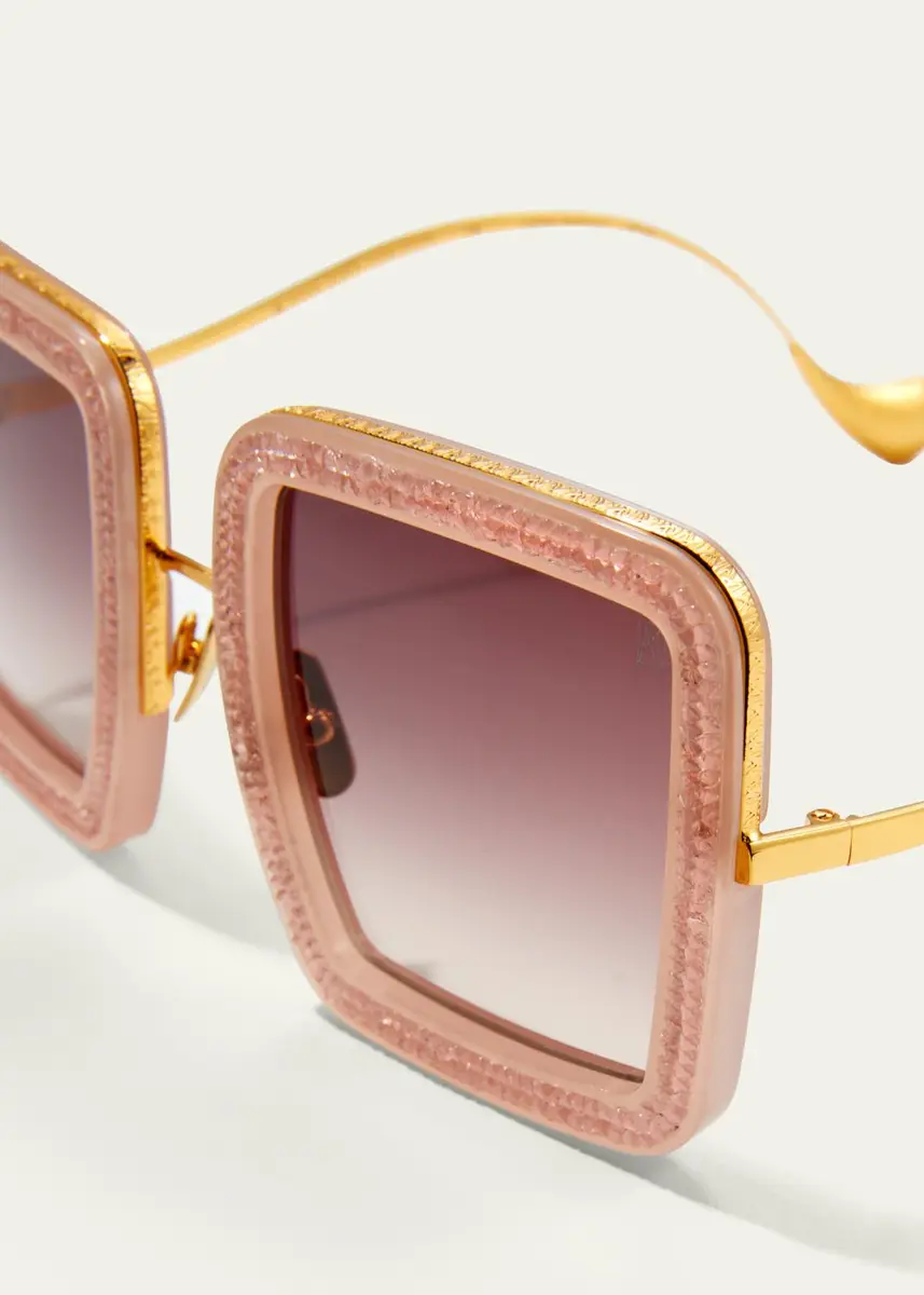 Anna-Karin Karlsson Beaming Sky Swarovski Square Acetate Sunglasses | Thumbnail 12 Anna-Karin Karlsson Beaming Sky Swarovski Square Acetate Sunglasses | Thumbnail 12