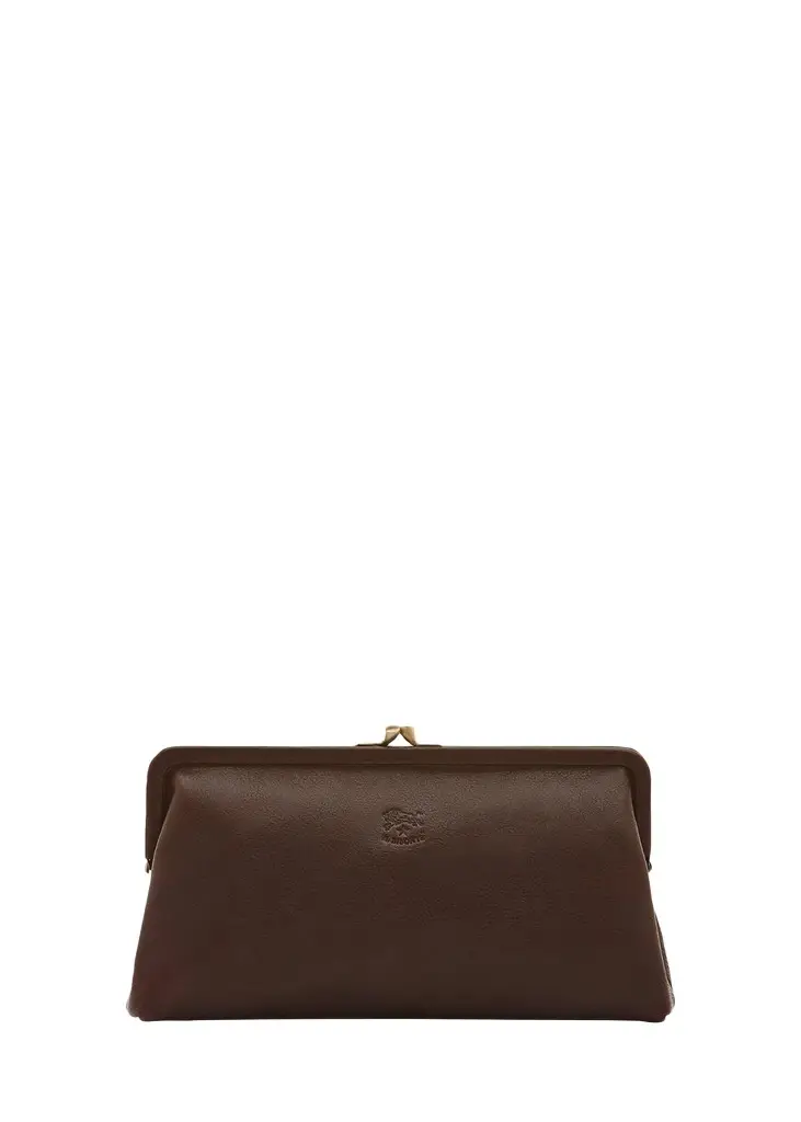 Il Bisonte Manuela Vegetable-Tanned Leather Clutch Bag | Image 1 Il Bisonte Manuela Vegetable-Tanned Leather Clutch Bag | Image 1