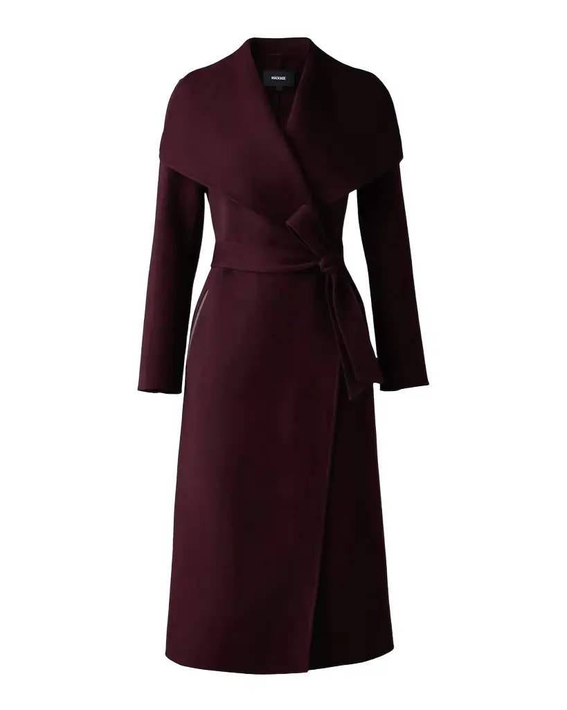 Mackage Mai Wool Belted Wrap Coat | Image 1 Mackage Mai Wool Belted Wrap Coat | Image 1