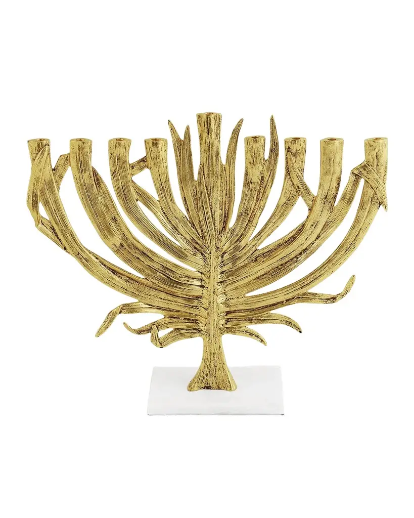 Michael Aram Palm Medium Menorah | Image 1 Michael Aram Palm Medium Menorah | Image 1