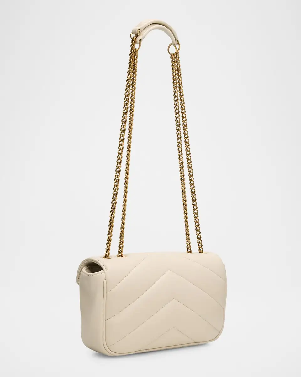 Saint Laurent Quilted Leather Shoulder Bag | Thumbnail 3 Saint Laurent Quilted Leather Shoulder Bag | Thumbnail 3