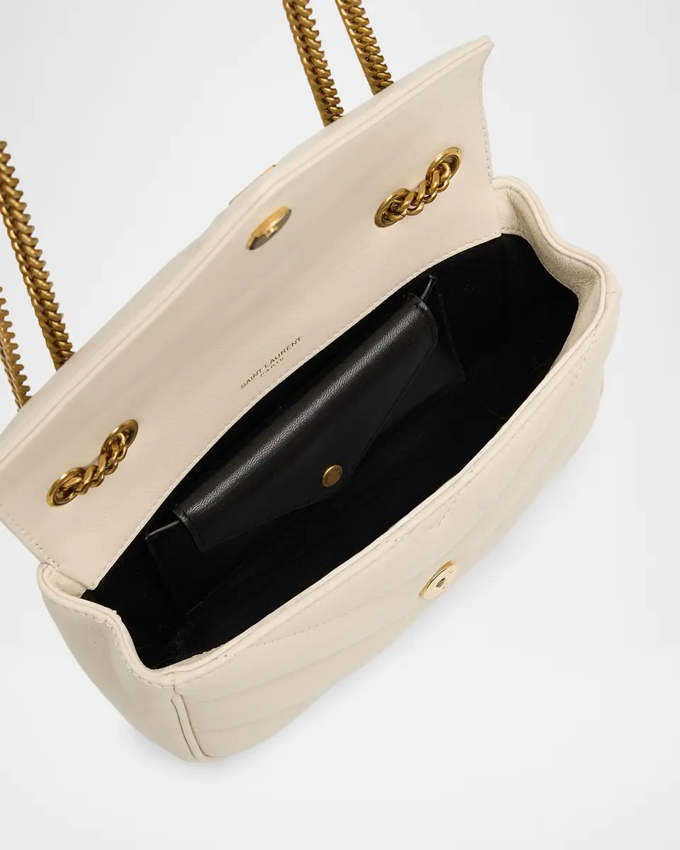 Saint Laurent Quilted Leather Shoulder Bag | Thumbnail 4 Saint Laurent Quilted Leather Shoulder Bag | Thumbnail 4