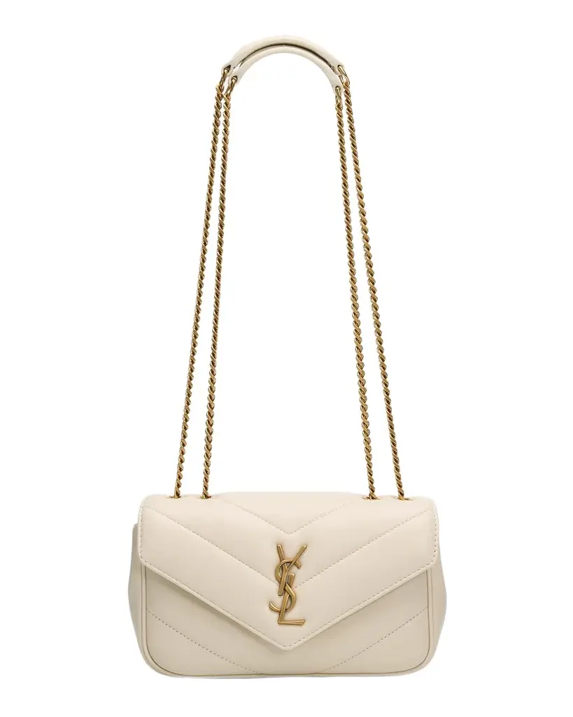 Saint Laurent Quilted Leather Shoulder Bag | Image 1 Saint Laurent Quilted Leather Shoulder Bag | Image 1