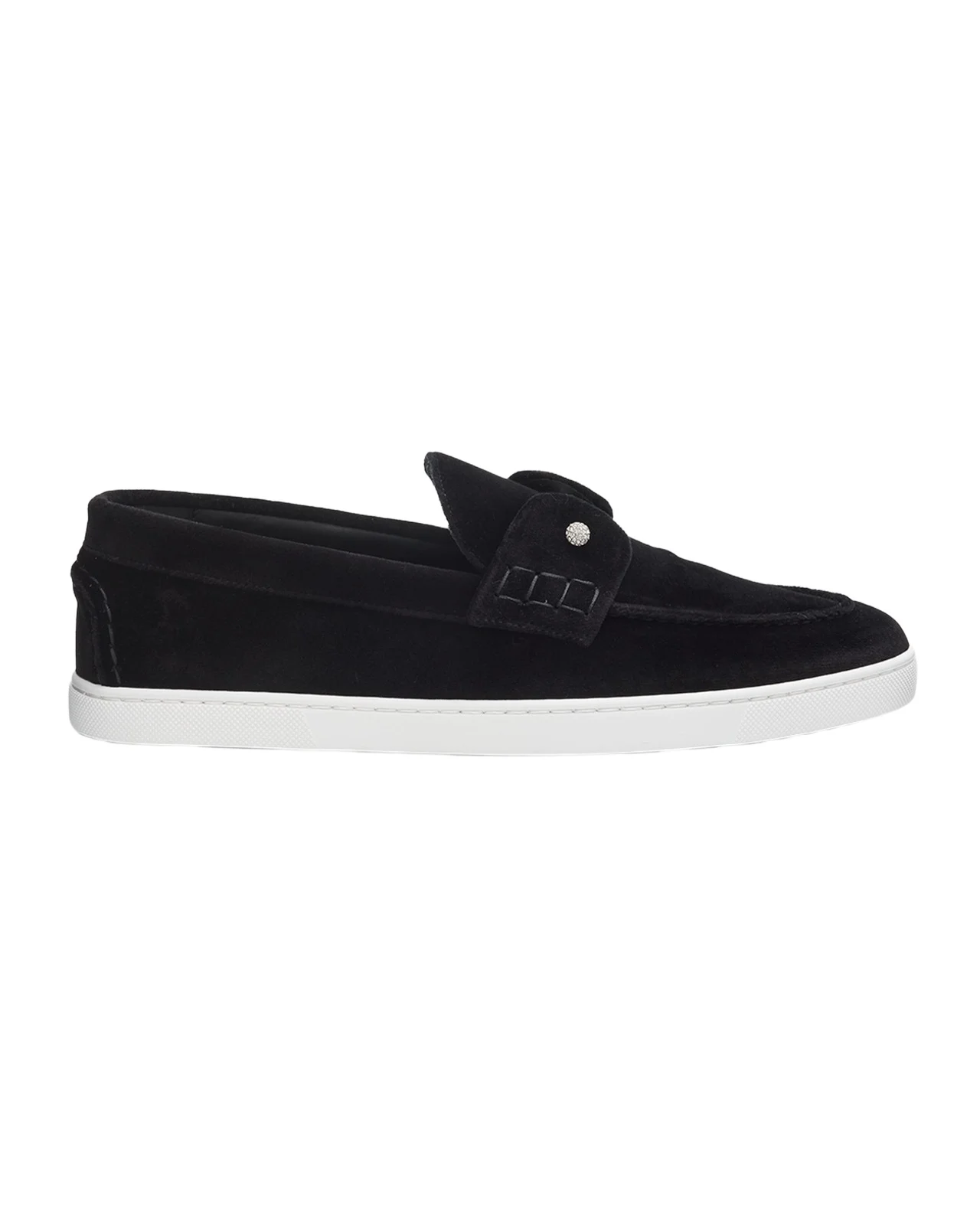 Men's Chambeliboat Night Strass Velvet Boat Shoes Men's Chambeliboat Night Strass Velvet Boat Shoes