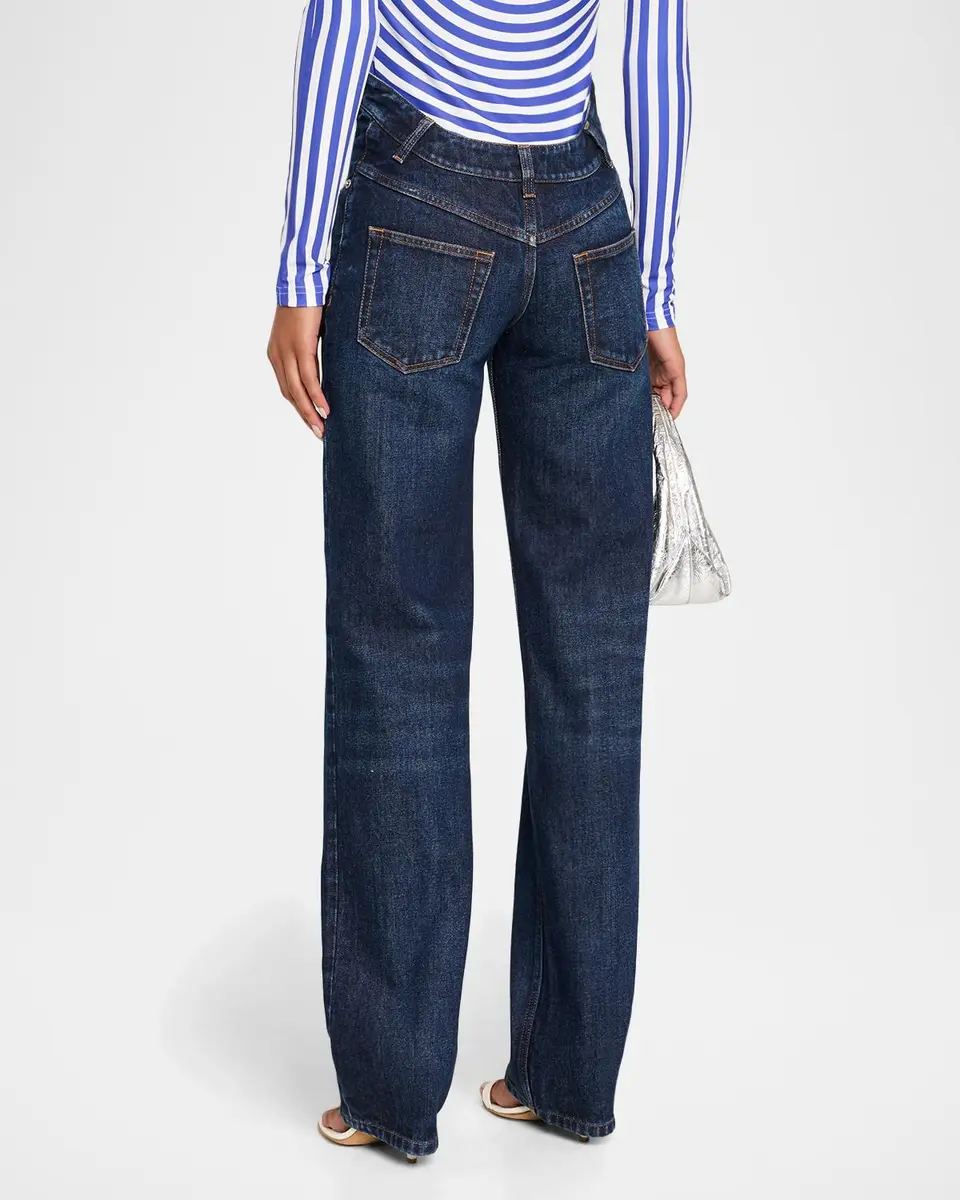 Jean Paul Gaultier Arched Waist Straight-Leg Jeans | Thumbnail 3 Jean Paul Gaultier Arched Waist Straight-Leg Jeans | Thumbnail 3