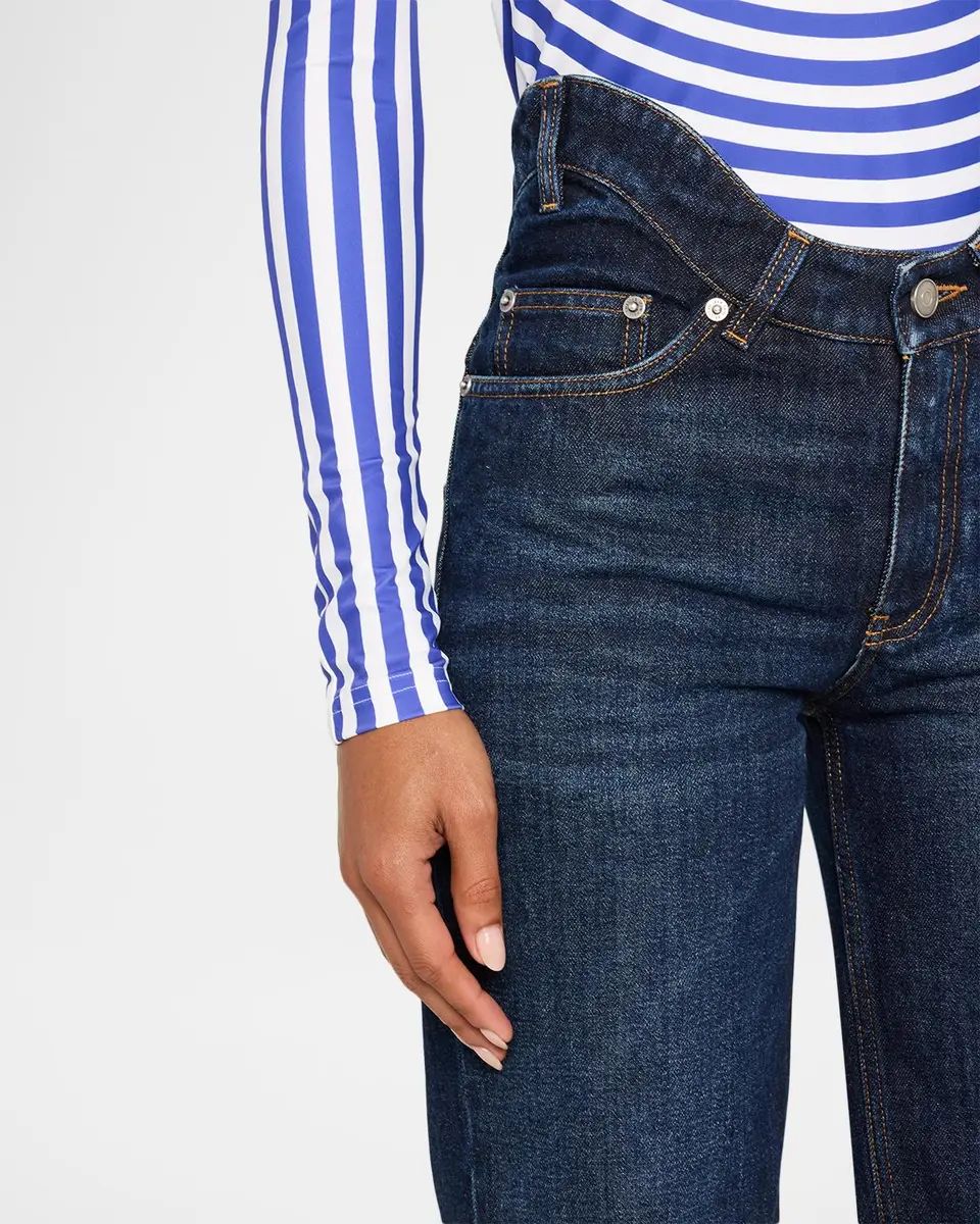 Jean Paul Gaultier Arched Waist Straight-Leg Jeans | Thumbnail 5 Jean Paul Gaultier Arched Waist Straight-Leg Jeans | Thumbnail 5