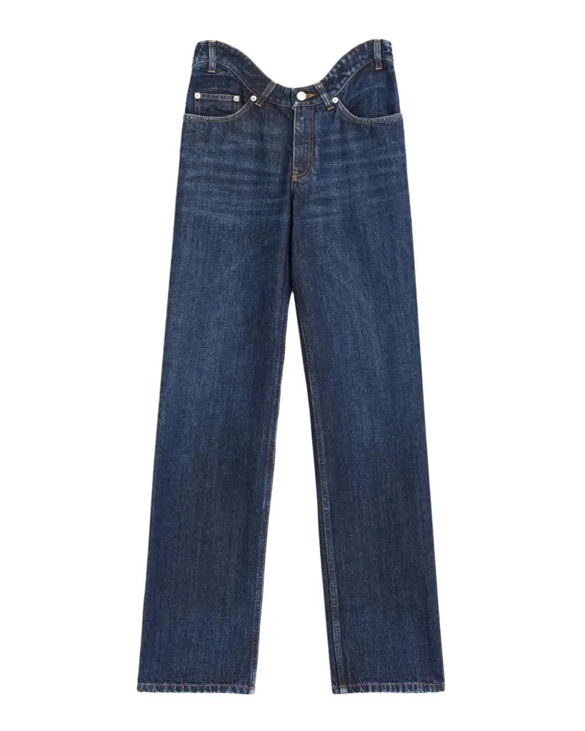 Jean Paul Gaultier Arched Waist Straight-Leg Jeans | Image 1 Jean Paul Gaultier Arched Waist Straight-Leg Jeans | Image 1
