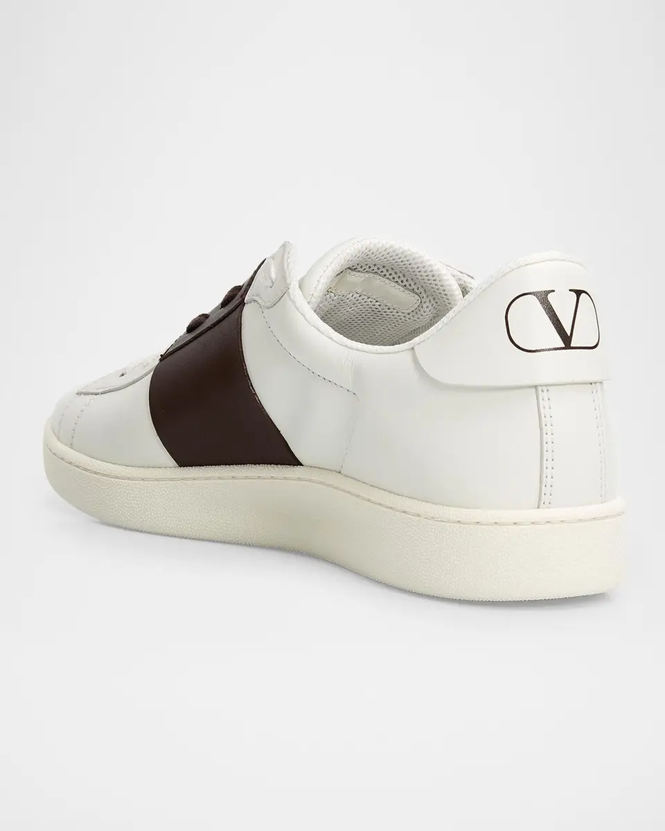 Valentino Garavani Men's Open Royco Sneakers in Nappa Calfskin | Thumbnail 4 Valentino Garavani Men's Open Royco Sneakers in Nappa Calfskin | Thumbnail 4