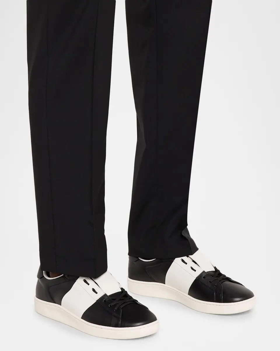 Valentino Garavani Men's Open Royco Sneakers in Nappa Calfskin | Thumbnail 2 Valentino Garavani Men's Open Royco Sneakers in Nappa Calfskin | Thumbnail 2