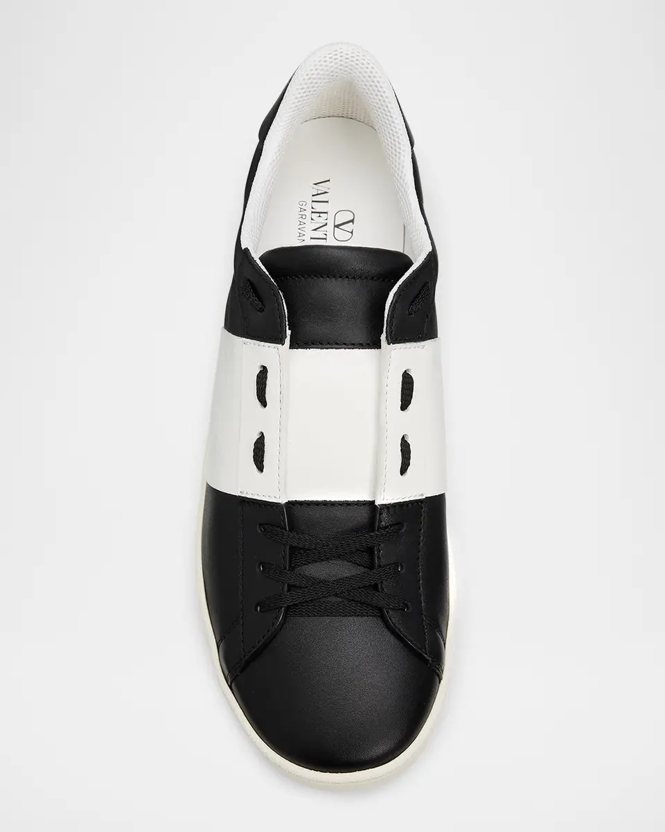 Valentino Garavani Men's Open Royco Sneakers in Nappa Calfskin | Thumbnail 6 Valentino Garavani Men's Open Royco Sneakers in Nappa Calfskin | Thumbnail 6