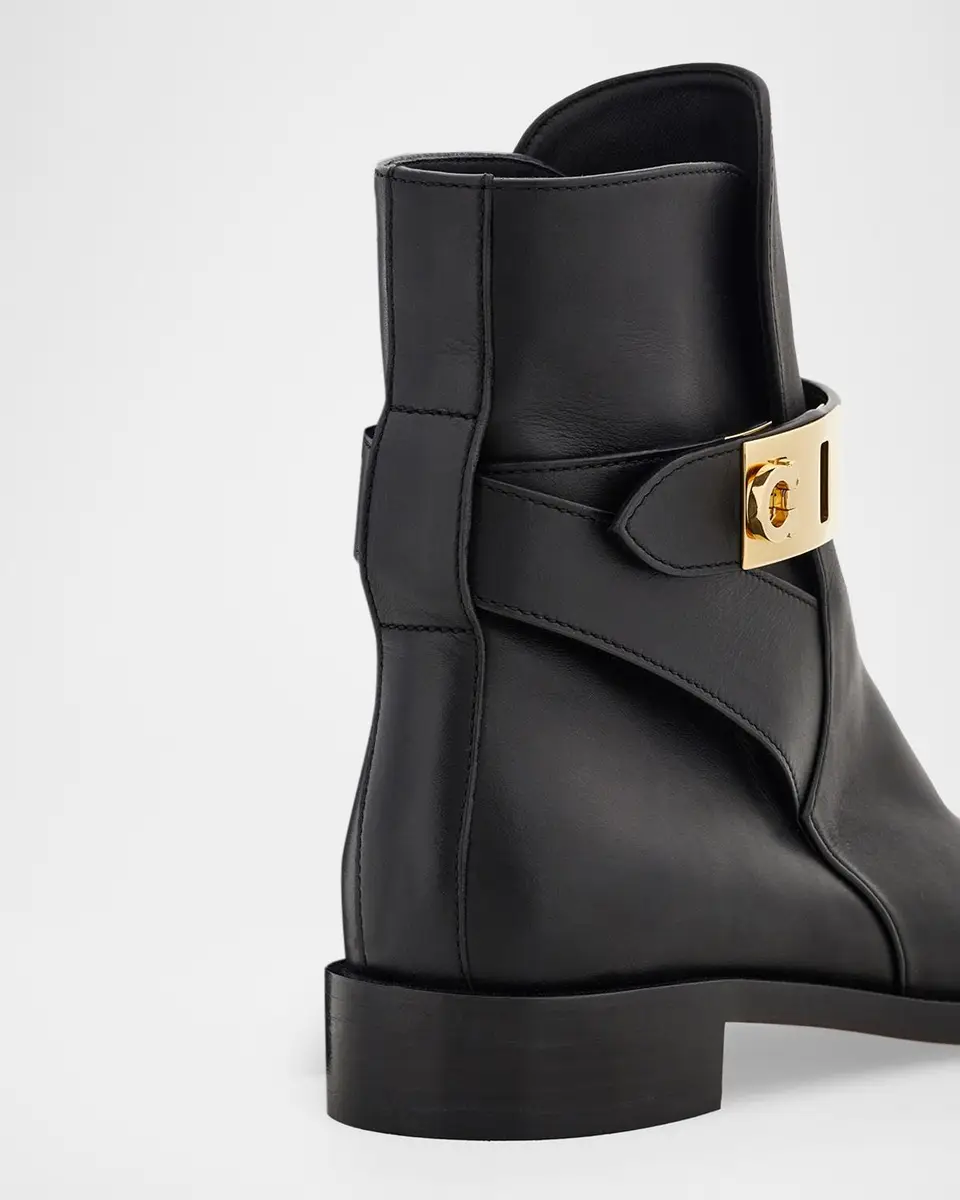 Ferragamo Zanira Leather Ankle Boots | Thumbnail 5 Ferragamo Zanira Leather Ankle Boots | Thumbnail 5