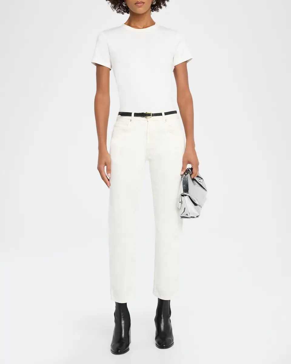 Nili Lotan Lorimer Low-Rise Straight-Leg Crop Jeans | Thumbnail 2 Nili Lotan Lorimer Low-Rise Straight-Leg Crop Jeans | Thumbnail 2