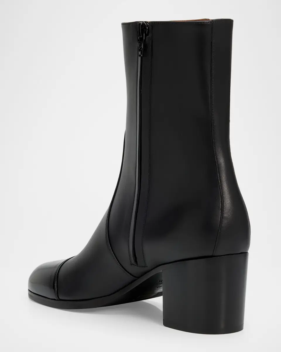 Valentino Garavani 60mm Zimmy Leather Ankle Boots | Thumbnail 2 Valentino Garavani 60mm Zimmy Leather Ankle Boots | Thumbnail 2