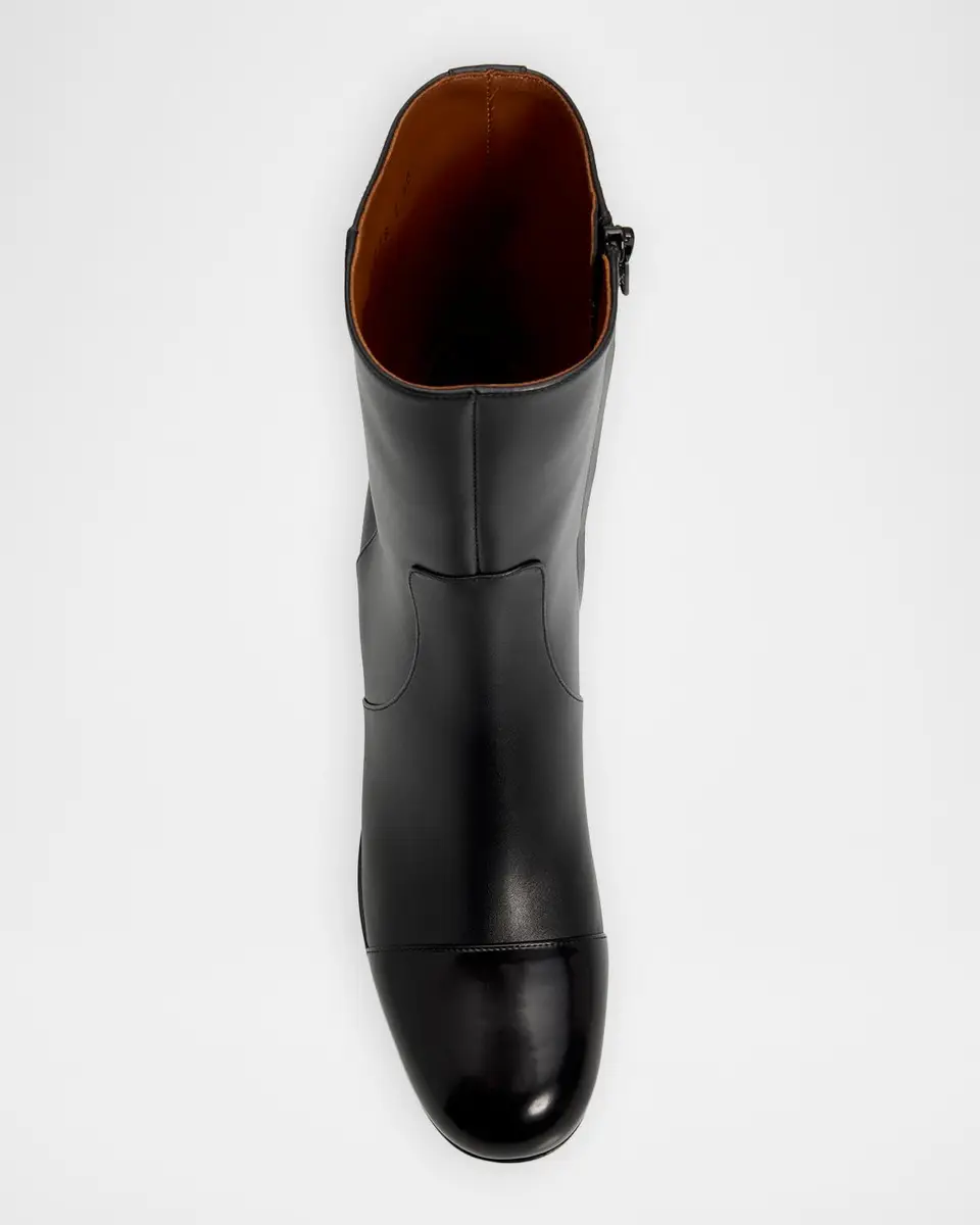 Valentino Garavani 60mm Zimmy Leather Ankle Boots | Thumbnail 4 Valentino Garavani 60mm Zimmy Leather Ankle Boots | Thumbnail 4