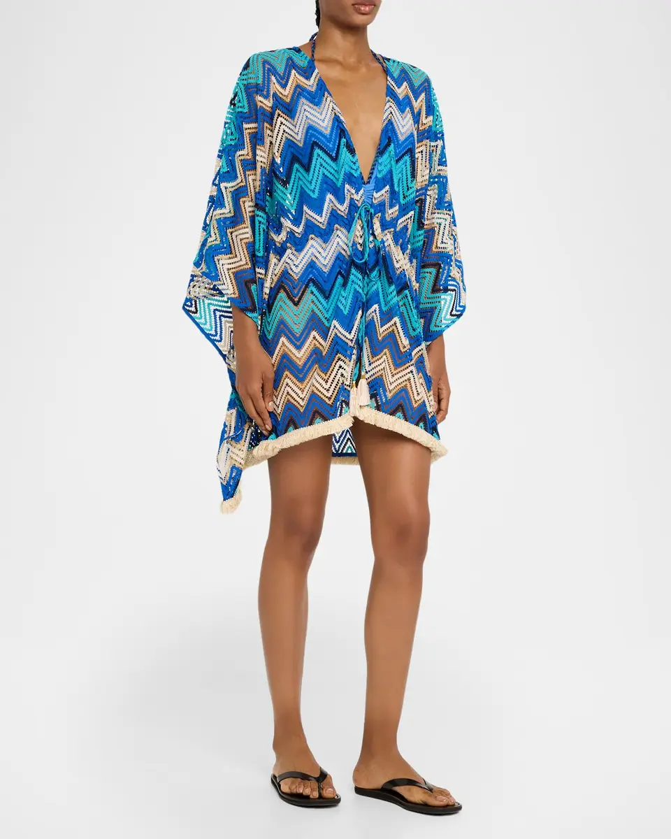 Ramy Brook Rayne Chevron Strapless Sun Dress Coverup | Thumbnail 4 Ramy Brook Rayne Chevron Strapless Sun Dress Coverup | Thumbnail 4