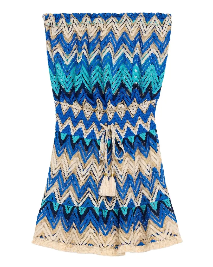 Ramy Brook Chevron Lauryn Mini Dress Coverup | Image 1 Ramy Brook Chevron Lauryn Mini Dress Coverup | Image 1