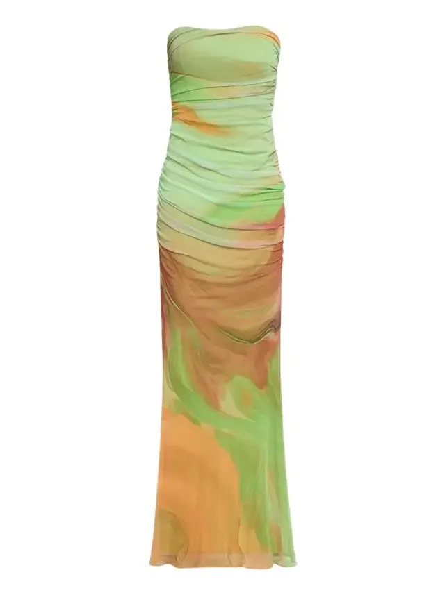 Isadore Strapless Ruched Dress