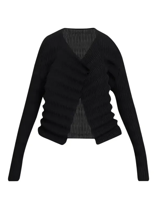 Spring Plisse Cardigan
