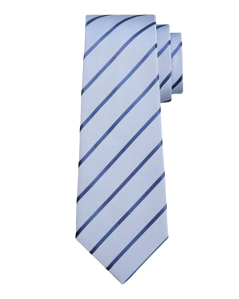 Kiton Men's Silk Pinstripe 7-Fold Tie | Image 1 Kiton Men's Silk Pinstripe 7-Fold Tie | Image 1