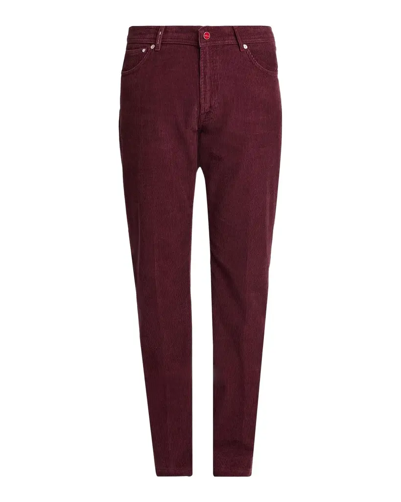 Kiton Men's Cotton-Blend Corduroy Slim-Fit Trousers | Image 1 Kiton Men's Cotton-Blend Corduroy Slim-Fit Trousers | Image 1