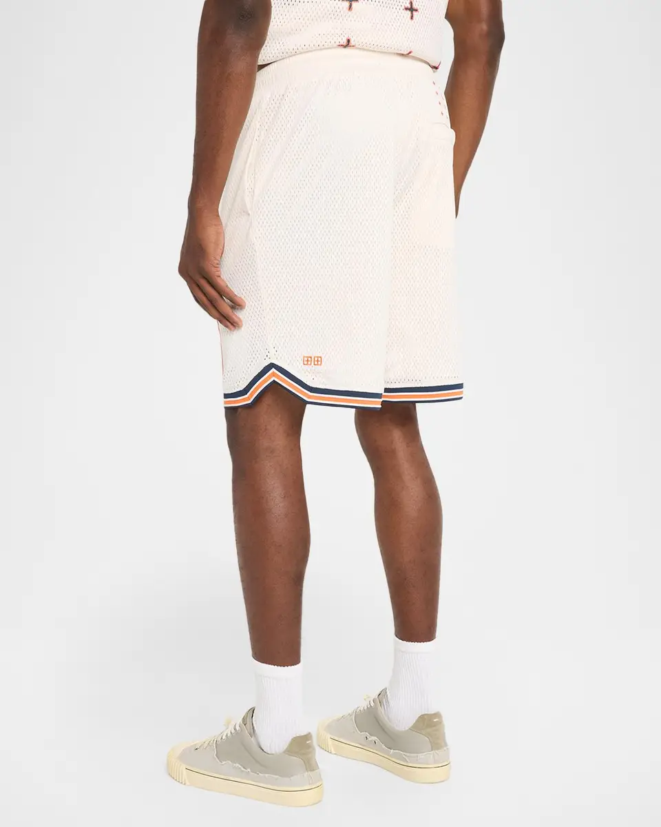 Ksubi Men's Bolter Logo Applique Mesh Drawstring Shorts | Thumbnail 3 Ksubi Men's Bolter Logo Applique Mesh Drawstring Shorts | Thumbnail 3