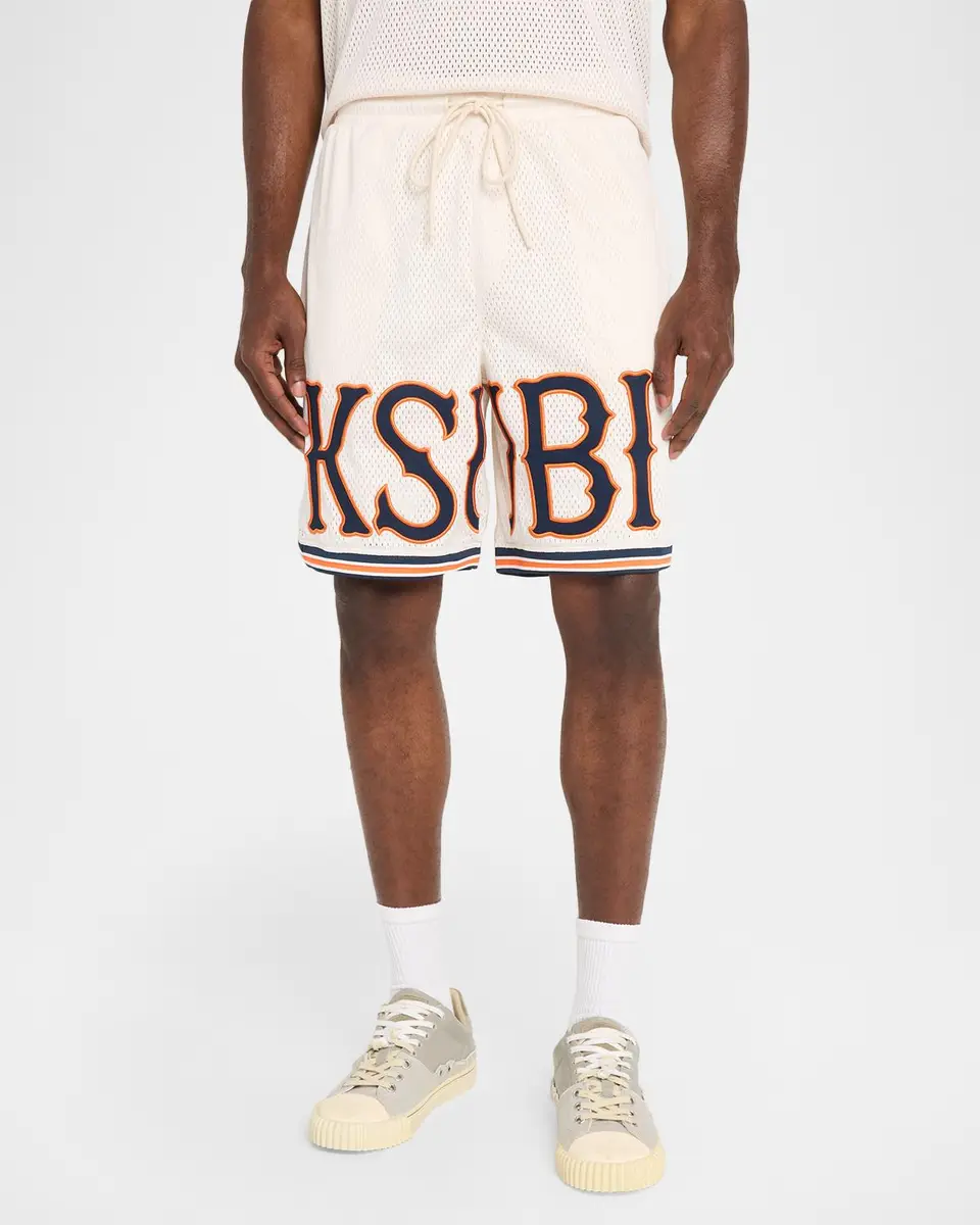 Ksubi Men's Bolter Logo Applique Mesh Drawstring Shorts | Thumbnail 4 Ksubi Men's Bolter Logo Applique Mesh Drawstring Shorts | Thumbnail 4
