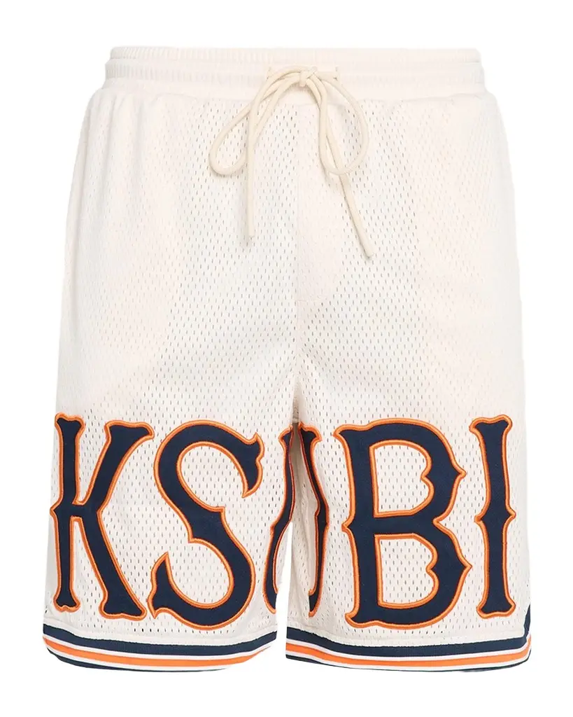 Ksubi Men's Bolter Logo Applique Mesh Drawstring Shorts | Image 1 Ksubi Men's Bolter Logo Applique Mesh Drawstring Shorts | Image 1