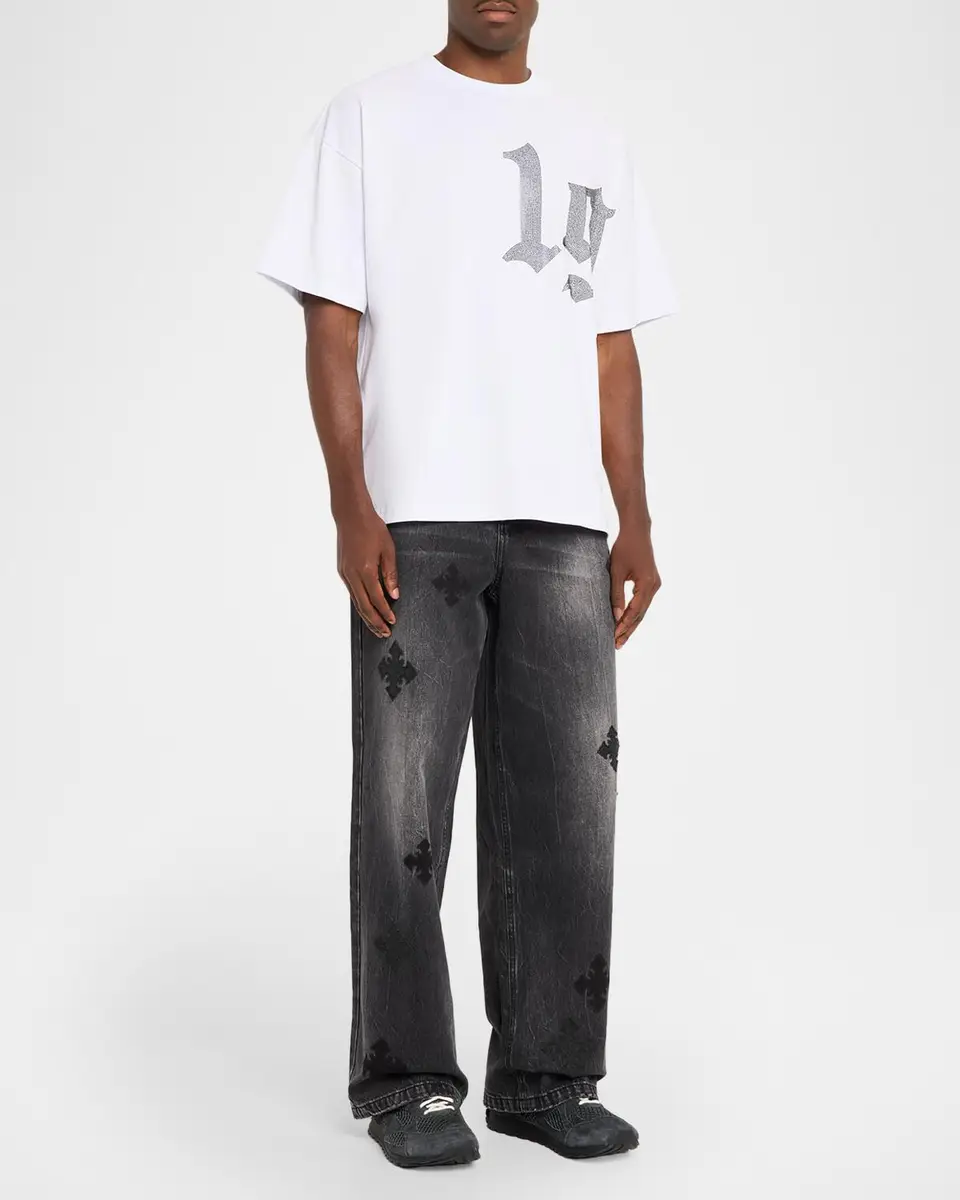 Ksubi Men's D-Maxx Black Denim Straight Leg Jeans | Thumbnail 2 Ksubi Men's D-Maxx Black Denim Straight Leg Jeans | Thumbnail 2