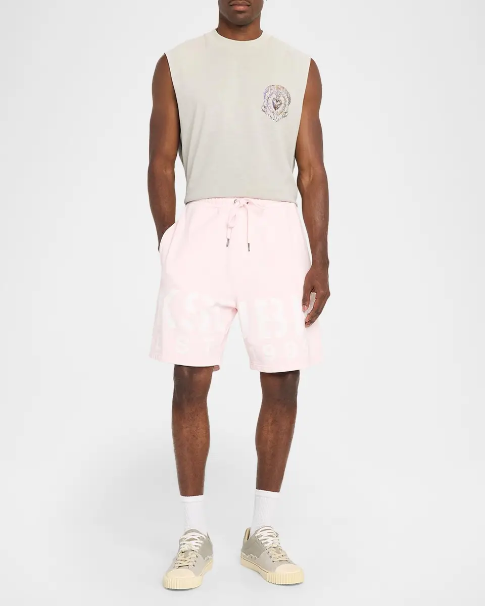 Ksubi Men's State Trak Relaxed Cotton Drawstring Shorts | Thumbnail 2 Ksubi Men's State Trak Relaxed Cotton Drawstring Shorts | Thumbnail 2