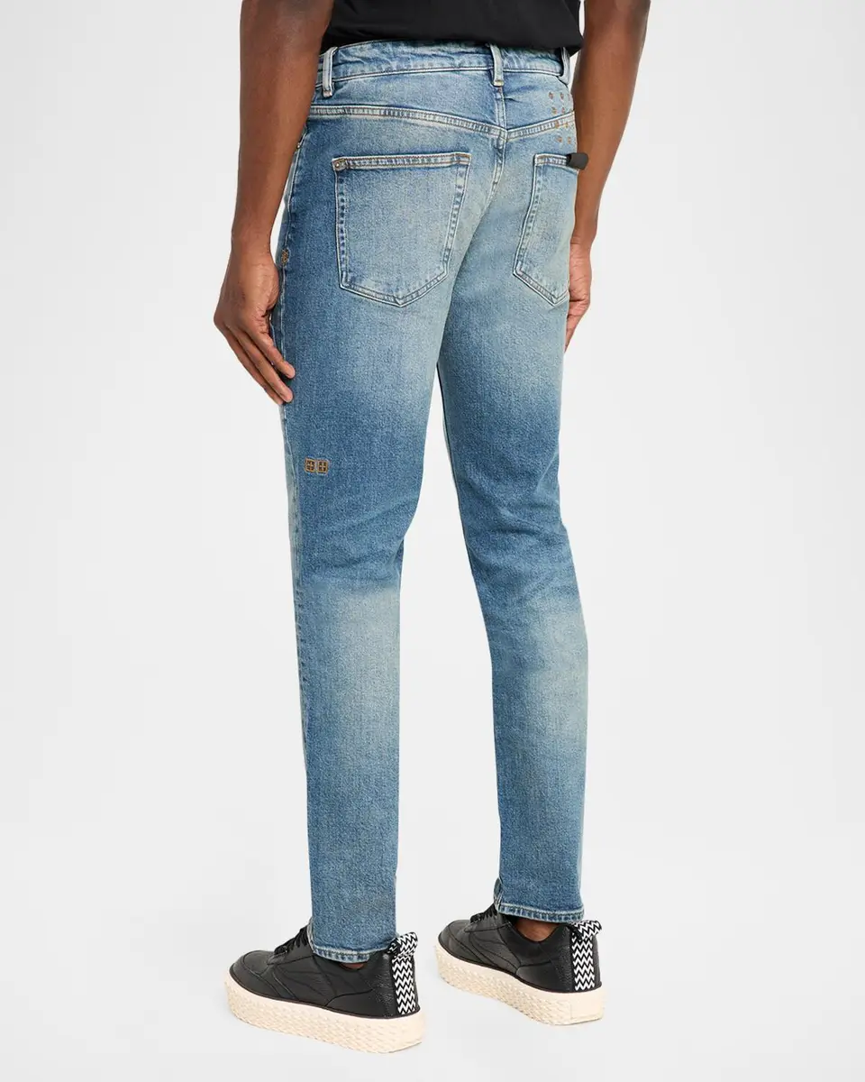 Ksubi Men's Chitch Hendrix Logo Patch Slim Fit Jeans | Thumbnail 3 Ksubi Men's Chitch Hendrix Logo Patch Slim Fit Jeans | Thumbnail 3