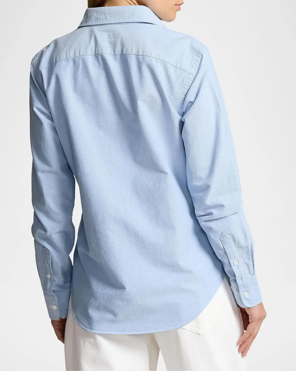 Polo Ralph Lauren Men's Logo Cotton Slim-Fit Oxford Shirt | Thumbnail 3 Polo Ralph Lauren Men's Logo Cotton Slim-Fit Oxford Shirt | Thumbnail 3