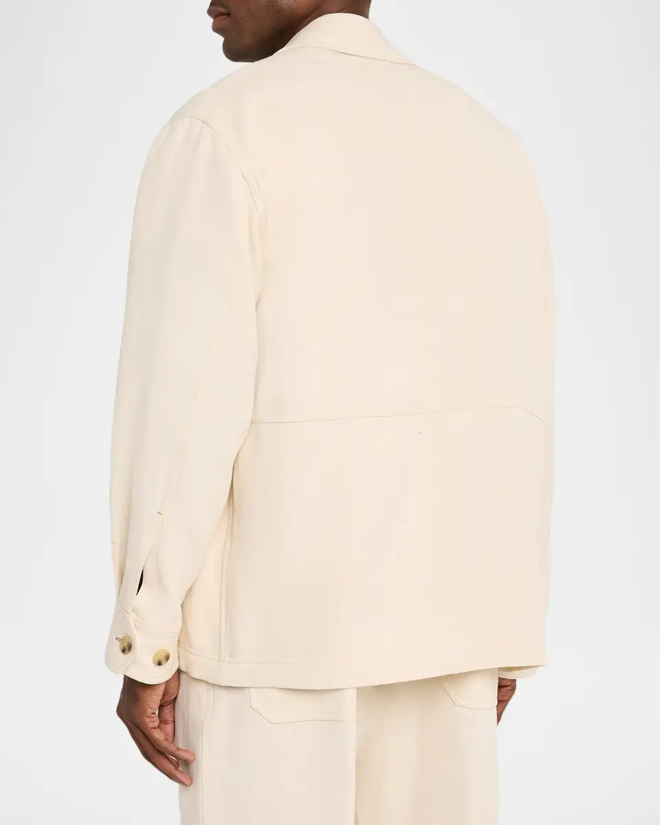 Helmut Lang Men's Cotton Sailor Overshirt | Thumbnail 3 Helmut Lang Men's Cotton Sailor Overshirt | Thumbnail 3