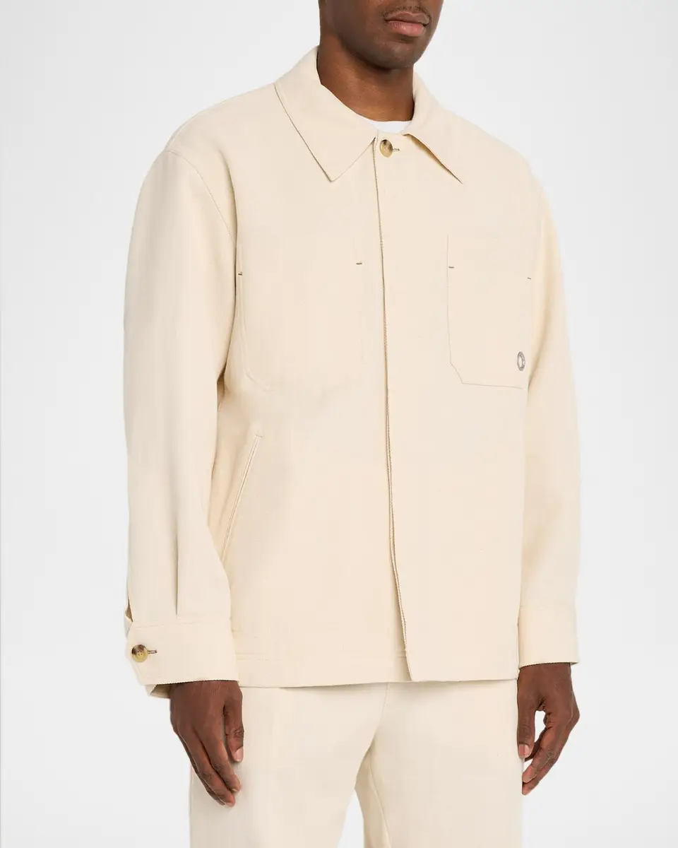 Helmut Lang Men's Cotton Sailor Overshirt | Thumbnail 4 Helmut Lang Men's Cotton Sailor Overshirt | Thumbnail 4