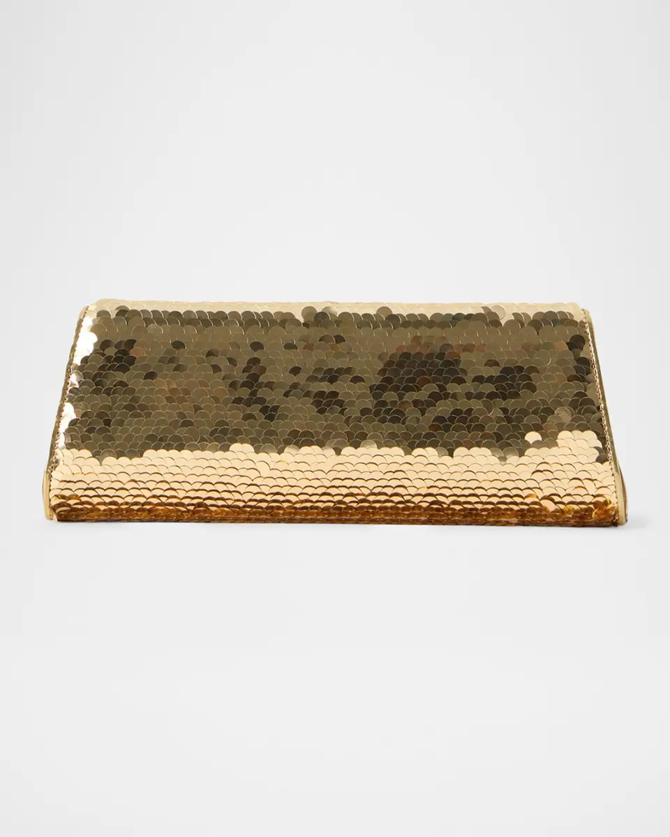 Akris Anouk Small Sequin-Embellished Satin Convertible Clutch | Thumbnail 2 Akris Anouk Small Sequin-Embellished Satin Convertible Clutch | Thumbnail 2