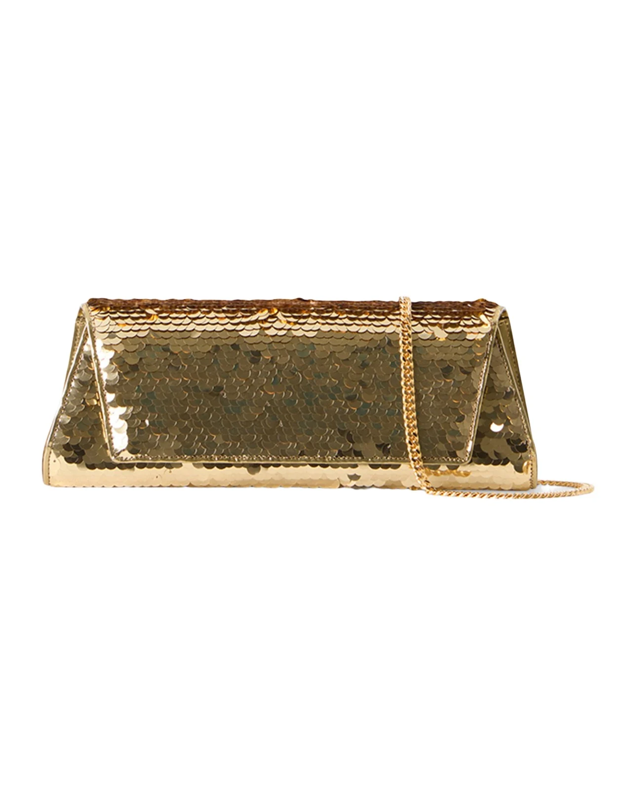 Anouk Small Sequin-Embellished Satin Convertible Clutch Anouk Small Sequin-Embellished Satin Convertible Clutch
