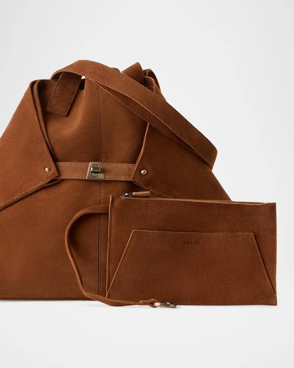 Akris Ai Suede Tote Bag | Thumbnail 7 Akris Ai Suede Tote Bag | Thumbnail 7