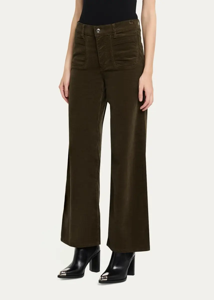 Frame Le Slim Palazzo Modernist Pocket Corduroy Jeans | Thumbnail 4 Frame Le Slim Palazzo Modernist Pocket Corduroy Jeans | Thumbnail 4