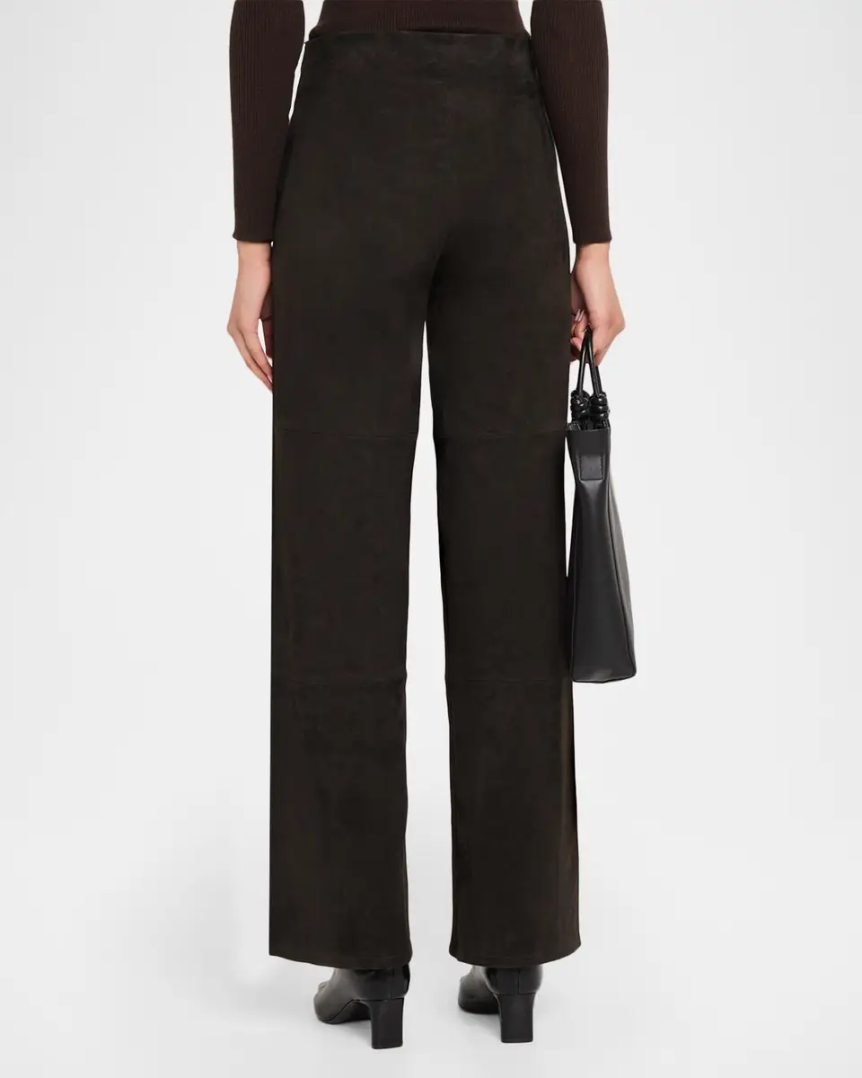 ARMA KARINA Leather Straight-Leg Pants | Thumbnail 3 ARMA KARINA Leather Straight-Leg Pants | Thumbnail 3