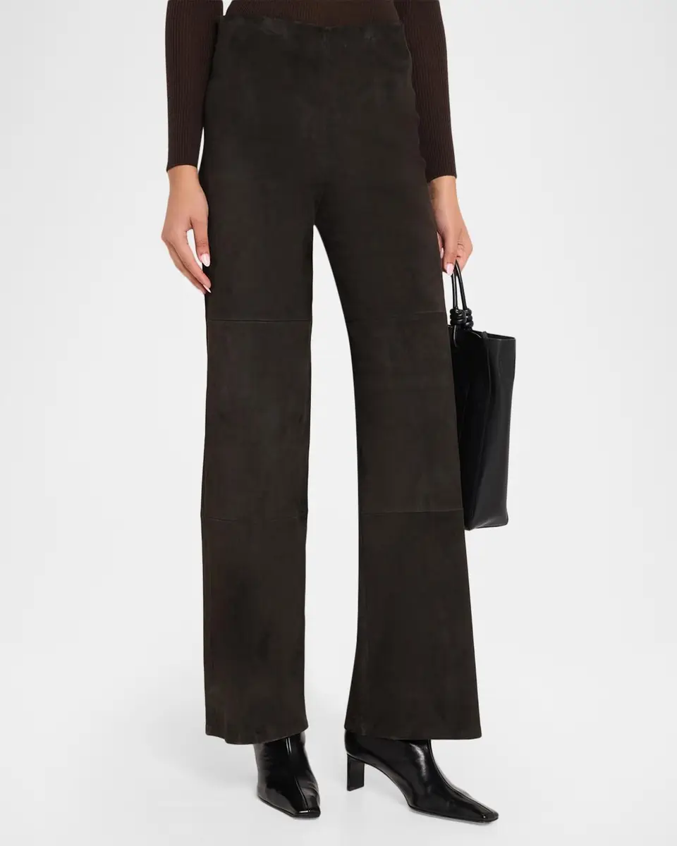 ARMA KARINA Leather Straight-Leg Pants | Thumbnail 4 ARMA KARINA Leather Straight-Leg Pants | Thumbnail 4